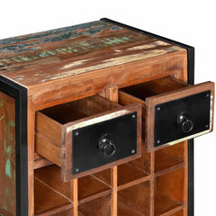 vidaXL Wine Rack for 16 Bottles Solid Reclaimed Wood 4
