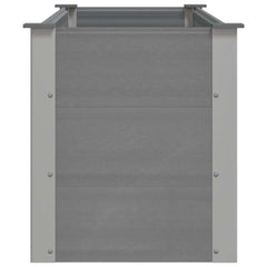 Garden Raised Bed WPC Grey Depth 50 cm 150 cm 54 cm