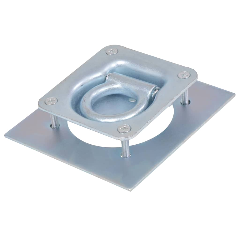 vidaXL Lashing Rings for Trailer 6 pcs Galvanised Steel 2000 kg 4