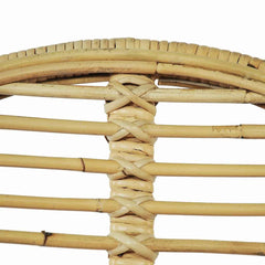 vidaXL Dining Chairs 2 pcs Natural Rattan 4