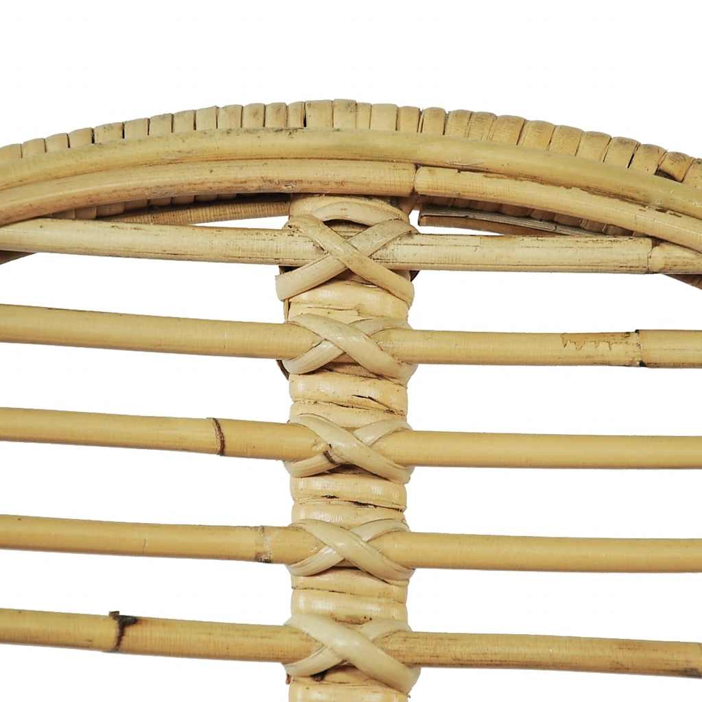 vidaXL Dining Chairs 4 pcs Natural Rattan 4