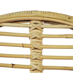vidaXL Dining Chairs 4 pcs Natural Rattan 4