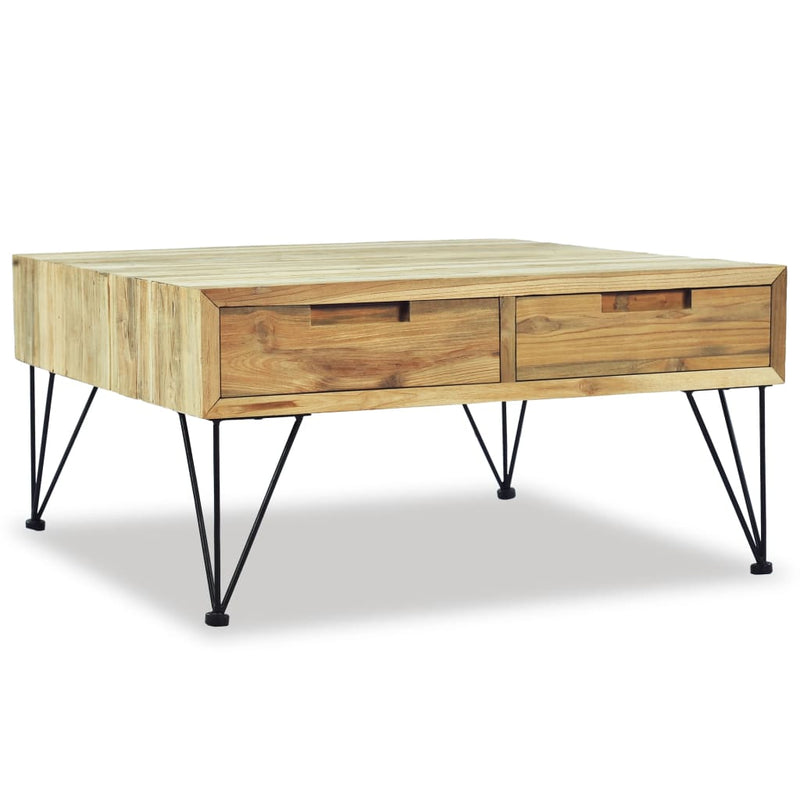 Coffee Table 80x80x40 cm Solid Teak