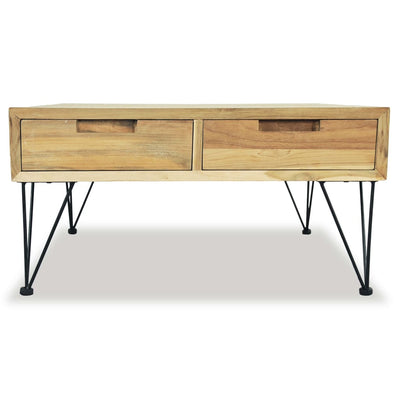 Coffee Table 80x80x40 cm Solid Teak