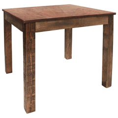 vidaXL Dining Table Mixed Recycled Wood 82x80x76 cm 1