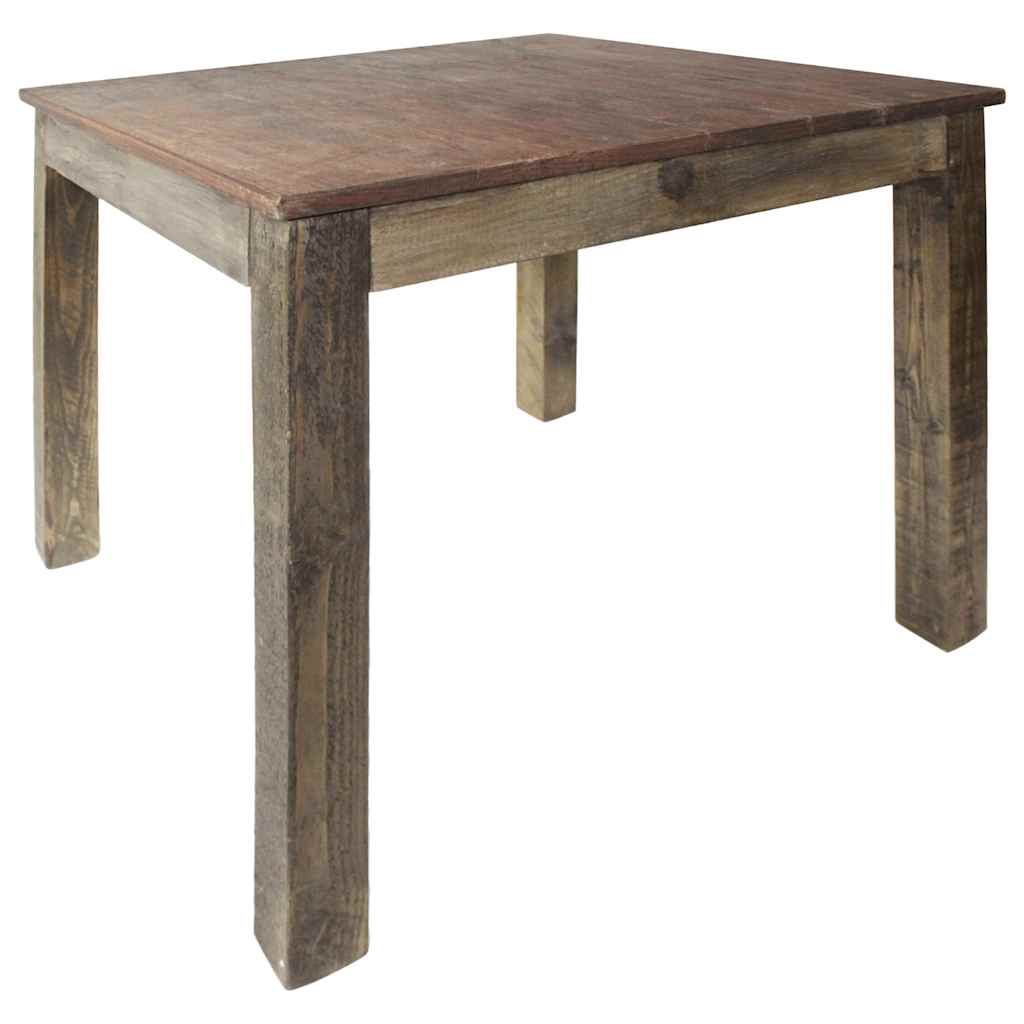 vidaXL Dining Table Mixed Recycled Wood 82x80x76 cm 3