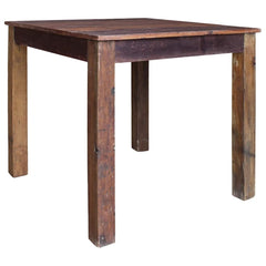 vidaXL Dining Table Mixed Recycled Wood 82x80x76 cm 4