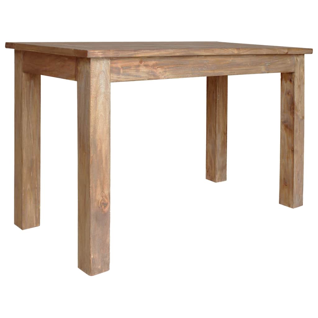 vidaXL Dining Table Solid Mahogany Wood 120x60x77 cm 1