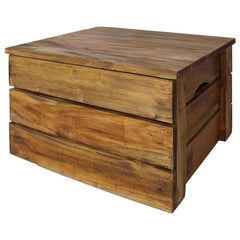 244498 vidaXL Storage Crate Set 2 Pieces Solid Mahogany Wood 3