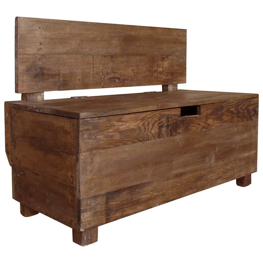 244510 vidaXL Bench Solid Mahogany Wood 86x40x60 cm 2