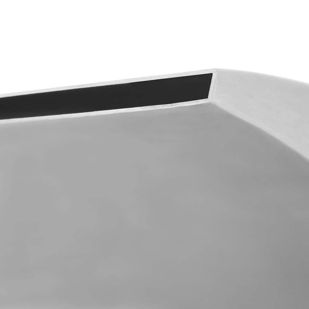 vidaXL Pool Fountain | Silver | Stainless Steel (SS 304) | 30x9x26 cm 4