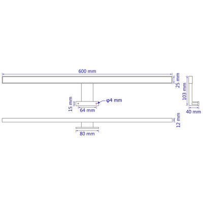 Mirror Lamp 8 W Warm White