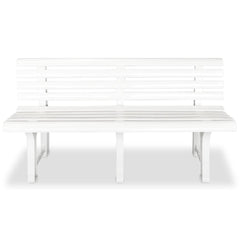 Garden Bench 145.5 cm Plastic