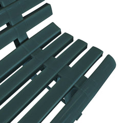 vidaXL Garden Bench 145.5 cm Plastic Green 4