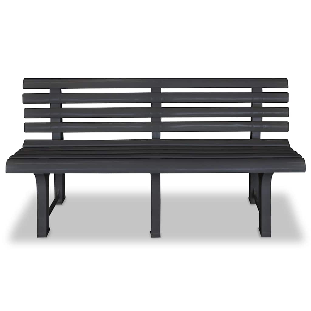 Garden Bench 145.5 cm Plastic