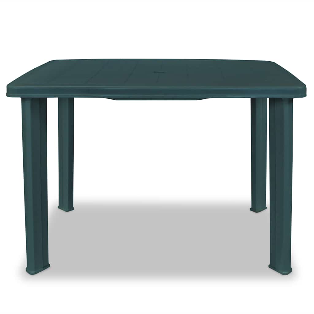 Garden Table Plastic Green