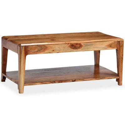 Coffee Table Solid Wood 88x50x38 cm