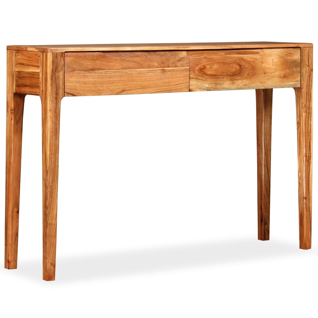 Console Table Solid Wood 118 x 30 x 80 cm