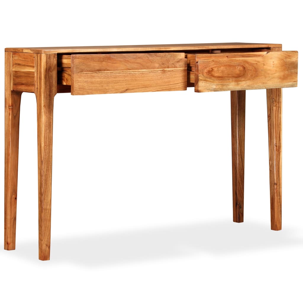 Console Table Solid Wood 118 x 30 x 80 cm