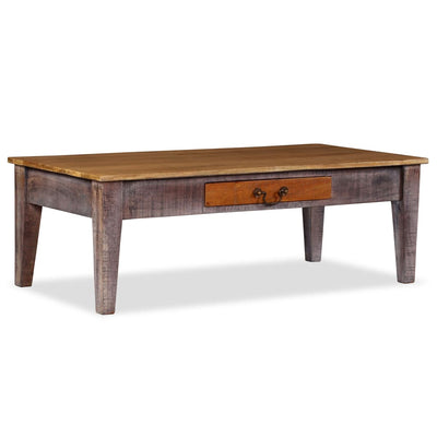 Coffee Table Solid Wood Vintage 118x60x40 cm