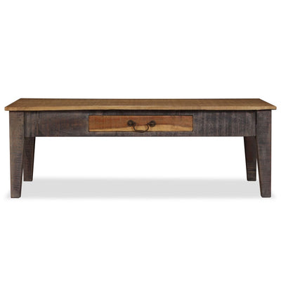 Coffee Table Solid Wood Vintage 118x60x40 cm