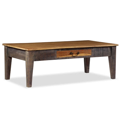 Coffee Table Solid Wood Vintage 118x60x40 cm