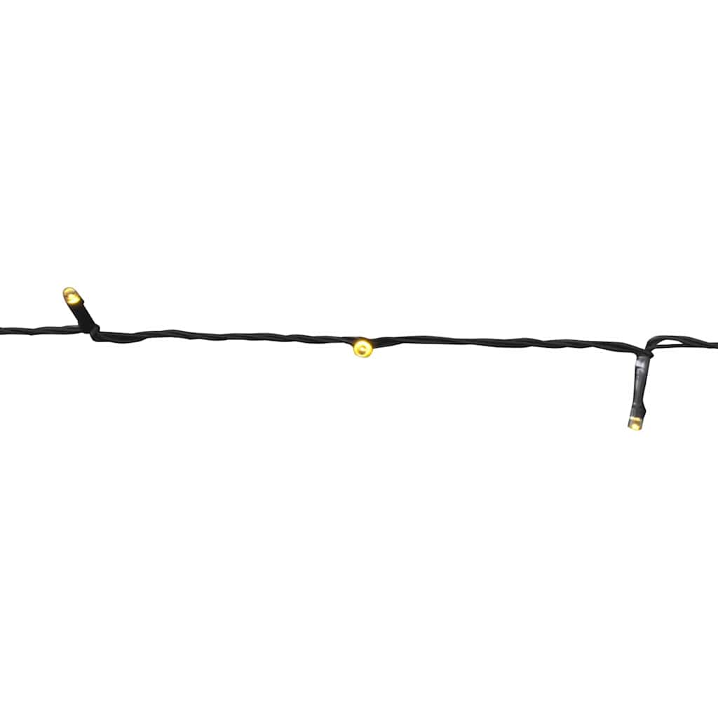 vidaXL LED Solar String Lights 2 pcs Warm White 3
