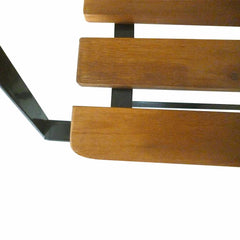 vidaXL Folding Garden Bench 112 cm Solid Acacia Wood 5