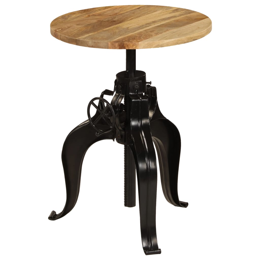vidaXL Bar Table Solid Mango Wood 60x(76-110) cm 1