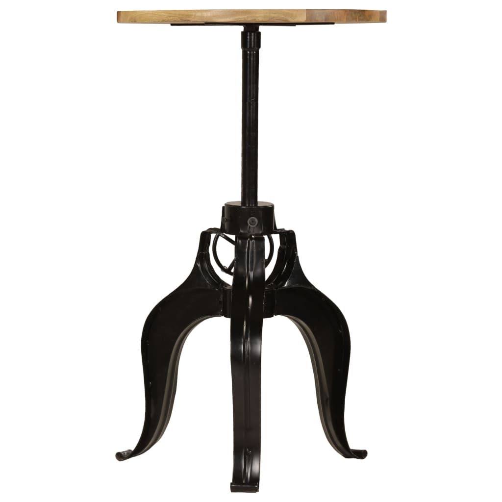 vidaXL Bar Table Solid Mango Wood 60x(76-110) cm 2