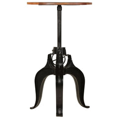 vidaXL Bar Table Solid Reclaimed Wood 60x(76-110) cm 2