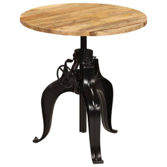 vidaXL Bar Table Solid Mango Wood 75x(76-110) cm 1