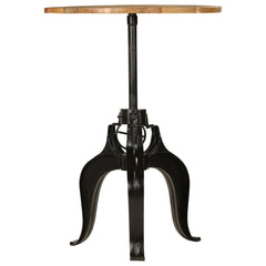 vidaXL Bar Table Solid Mango Wood 75x(76-110) cm 2