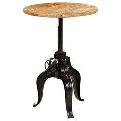 vidaXL Bar Table Solid Mango Wood 75x(76-110) cm 4