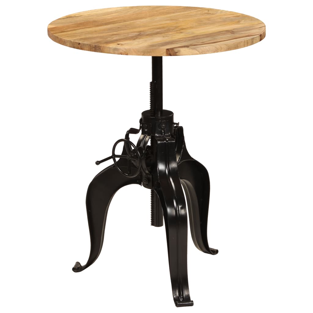 vidaXL Bar Table Solid Mango Wood 75x(76-110) cm 5