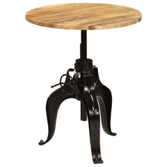 vidaXL Bar Table Solid Mango Wood 75x(76-110) cm 5