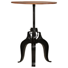 vidaXL Bar Table Solid Reclaimed Wood 75x(76-110) cm 2