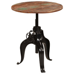 vidaXL Bar Table Solid Reclaimed Wood 75x(76-110) cm 5