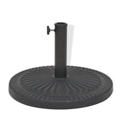 vidaXL Parasol Base Resin Round Black 29 kg 3
