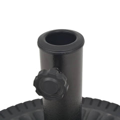 vidaXL Parasol Base Resin Round Black 29 kg 6