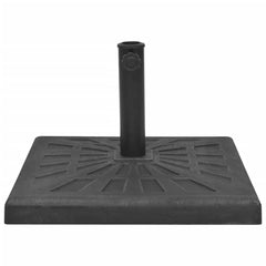 vidaXL Parasol Base Resin Square Black 19 kg 2
