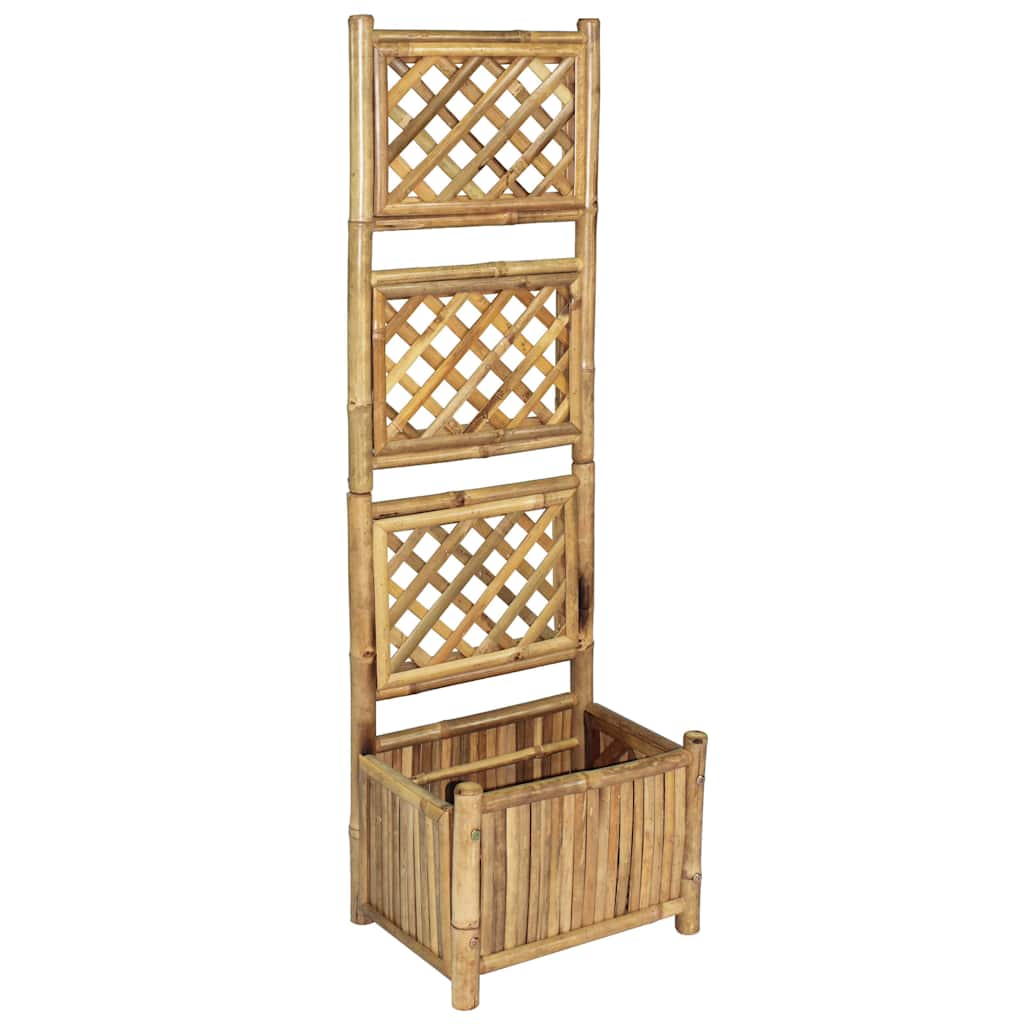 vidaXL Garden Raised Bed | Natural Bamboo | Bamboo | Medium | Planters 1