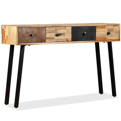 245403 vidaXL Console Table Solid Reclaimed Teak 120x30x76 cm 1