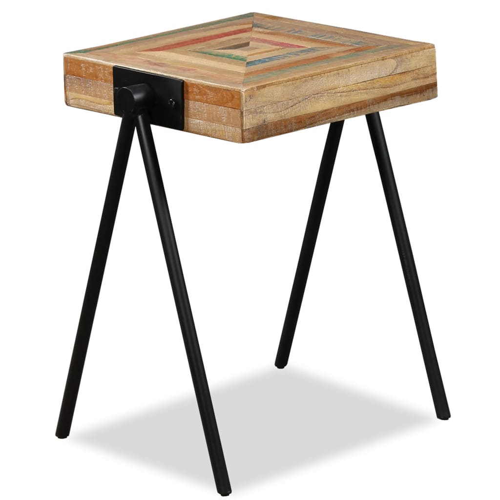 vidaXL Side Table Solid Reclaimed Teak 1