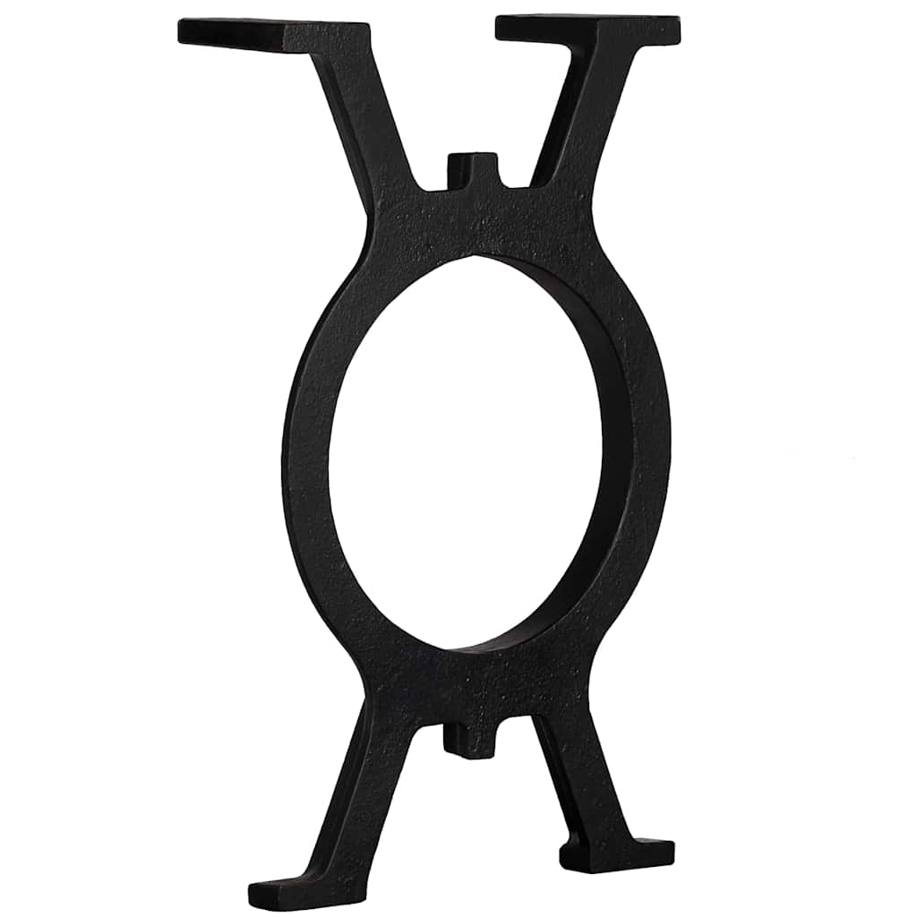 vidaXL Bench Leg | Set of 2 | Black | Cast Iron | Medium | Durable | Bench Leg 4