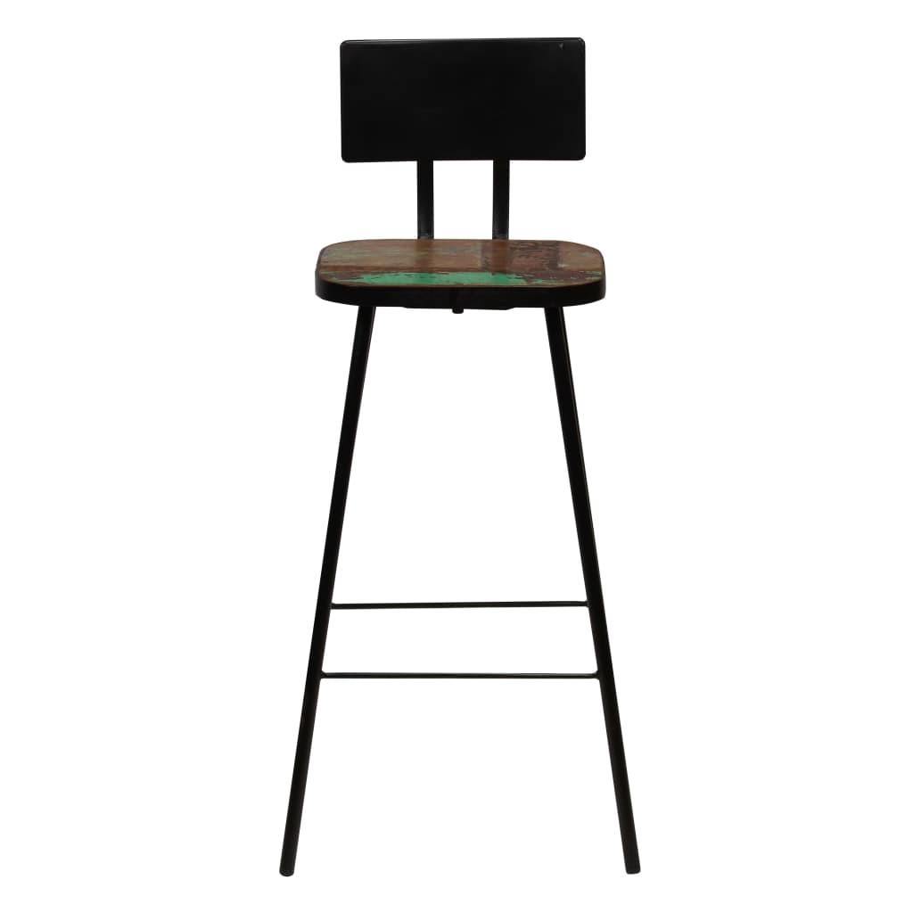 Bar Stools Solid Reclaimed Wood 4