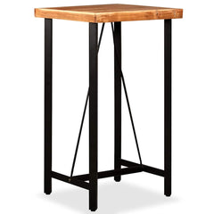 vidaXL Bar Table Solid Acacia Wood 60x60x107 cm 1