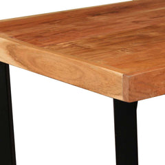 vidaXL Bar Table Solid Acacia Wood 60x60x107 cm 3