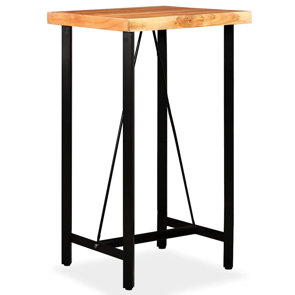 Bar Table Solid Acacia Wood
