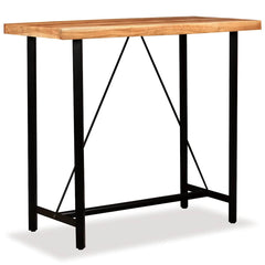 vidaXL Bar Table Solid Acacia Wood 120x60x107 cm 1